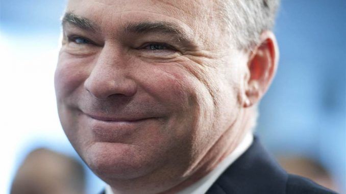 Tim Kaine calls for civil war across the United States