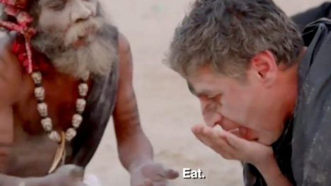 CNN presenter Reza Aslan has been filmed eating human brains with a "trendy cannibal cult" as the network continues plumbing the depths in a desperate attempt to improve its dismal ratings.