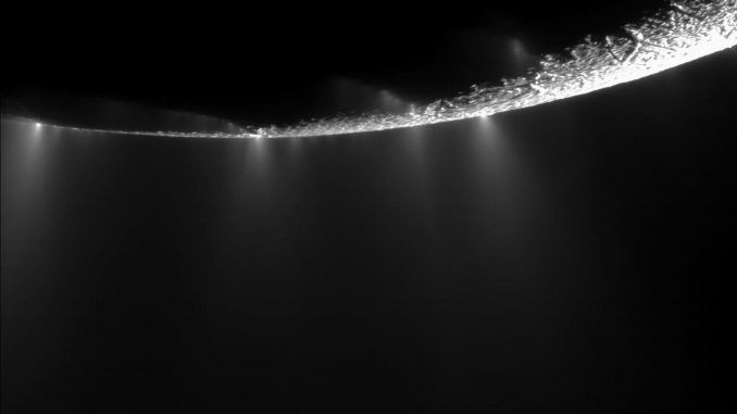 NASA says there's a possibility of alien life on a moon in our solar system. Specifically, alien life on Enceladus, one of Saturn's 53 moons.