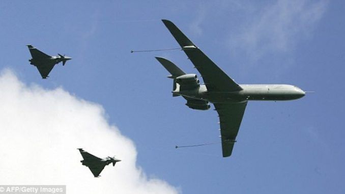 UK scramble jets to intercept Russian warplane
