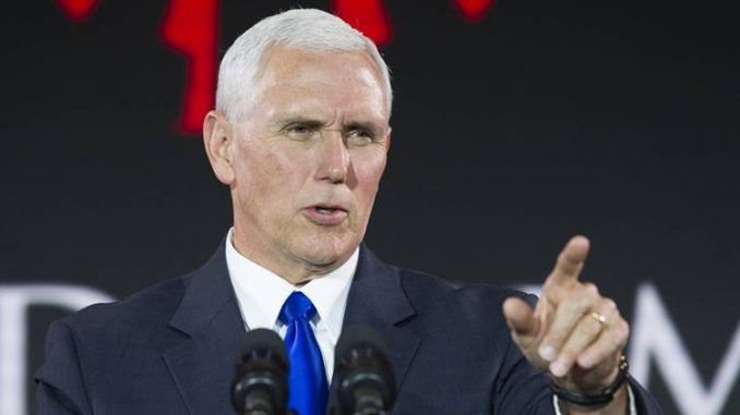 Vice President Mike Pence offended liberals on Thursday by dropping a "politically incorrect" truth bomb from the stage at a World Summit.