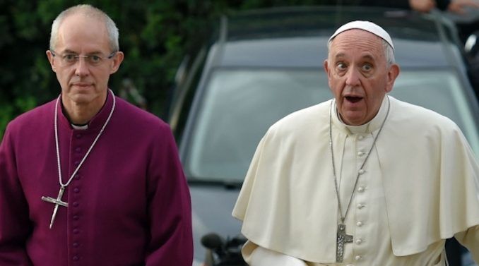 Vatican police raided a "drug fueled gay orgy" at the home of one of Pope Francis's key advisers, according to reports from Italy.