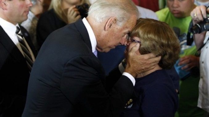 Child molester Joe Biden announces 2020 run for President