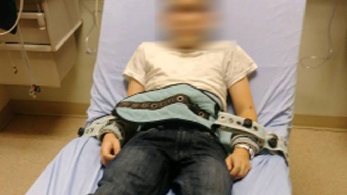 School kid restrained and forcibly injected by school
