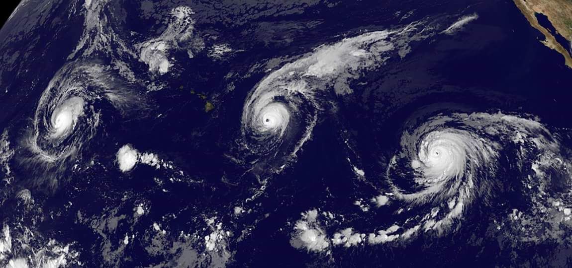 The perfect storm? Three hurricanes line up in a row in September 2017