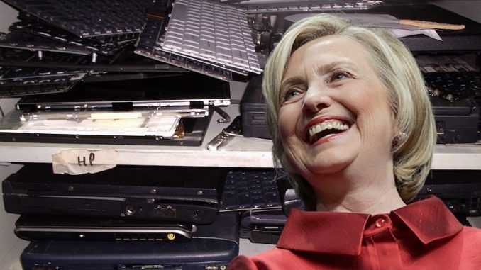 FBI destroyed laptops in Clinton email server probe, lawmaker says