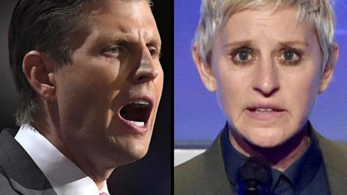 Eric Trump calls Ellen DeGeneres a Deep State stooge