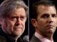 Donald Trump Jr. is "unpatriotic" and "treasonous" according to Steve Bannon, who also warned Jared Kushner will be going to jail.