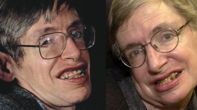 Stephen Hawking died in 1985 and has been replaced with a clone