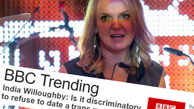 The BBC claim its transphobic for straight men to refuse to date transexuals