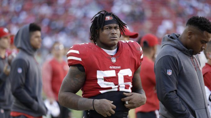 Rueben Foster, the NFL star who spent this season taking a knee in protest of police violence, was just arrested for being violent at home.