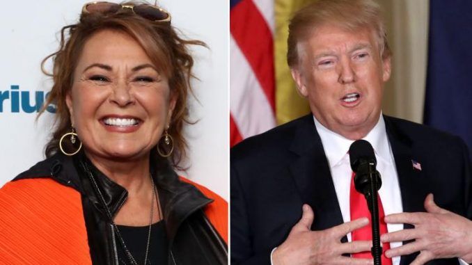 Roseanne Barr tweets that President Trump is dismantling elite pedophile rings