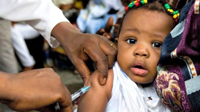 Image result for children being vaccinated in kenya