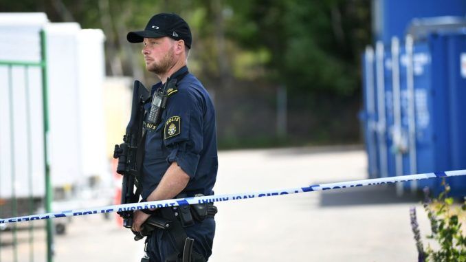 Swedish police find container full of weapons, bombs linked to far-left group Antifa