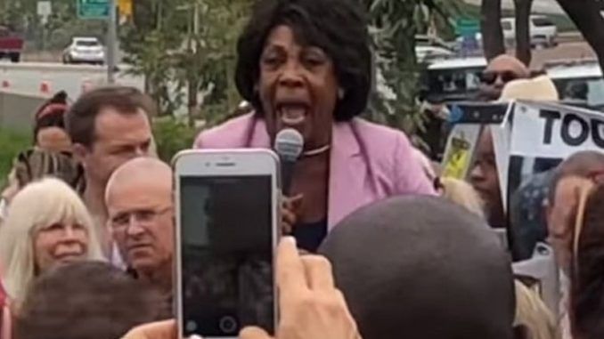Rep Maxine Waters calls for violent upheaval to overthrow Trump
