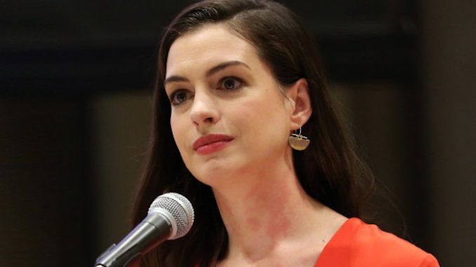 Anne Hathaway says all white people are evil