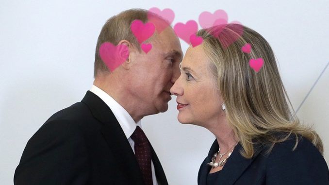 Hillary Clinton has confessed that she secretly met with Russian President Vladimir Putin in 2014 and had a flirtatious conversation with him.