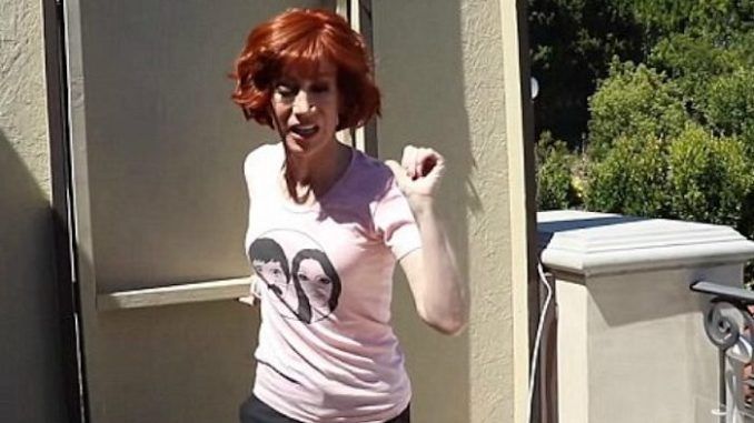 Hypocrite Kathy Griffin built wall to block out her Trump supporting neighbours
