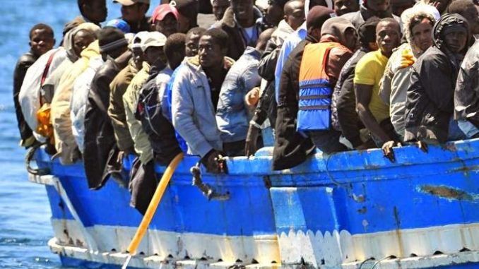The Italian government rescued the crew of a private ship that saved 67 migrants from drowning after the migrants threatened to behead them.