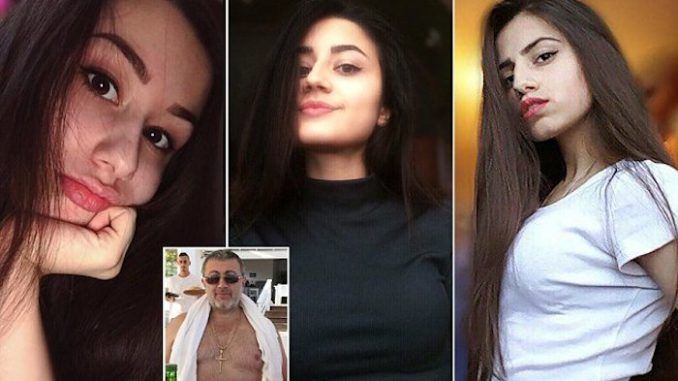 A pedophile who raped and abused his three teenage daughters for years has been found dead in an elevator with 35 stab wounds and multiple hammer blows to the head. 