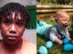 A 25-year-old woman has been arrested and charged with first degree murder after a six-month old baby boy was kidnapped from his mother's arms, set on fire and dumped near train tracks in Louisiana last week.