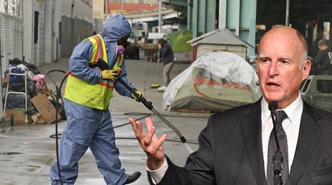 Gov. Jerry Brown deploys emergency poop patrol units to San Fransisco