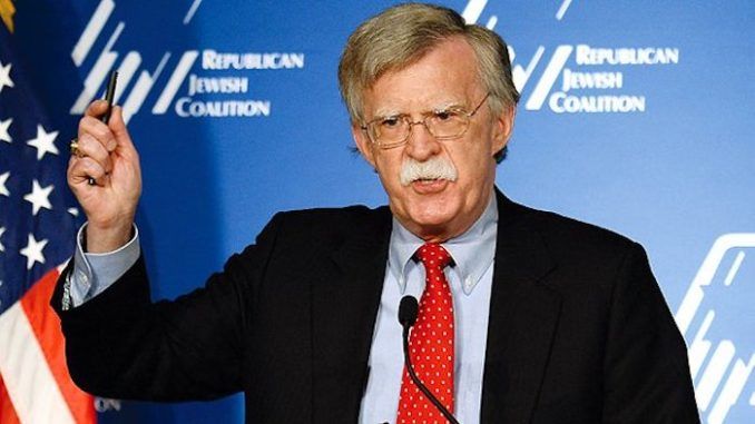 Bolton urges Al-Qaeda to commit more chemical attacks in Syria