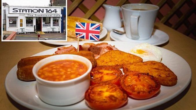 London cafe attacked for being 'racist' after it displayed union jack flags