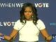 Michelle Obama encourages ignorant people to get out and vote