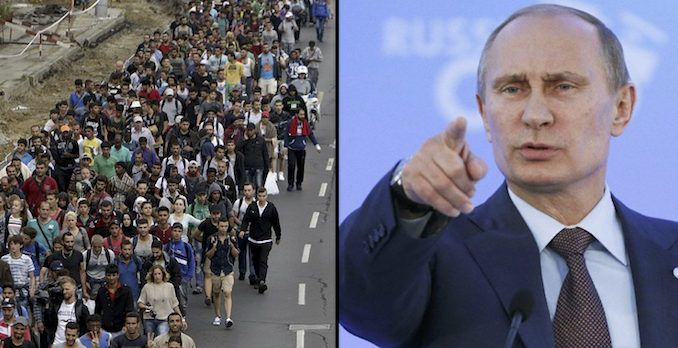 The European Union only has itself to blame for the migrant crisis plaguing the continent, according to Russian President Vladimir Putin.