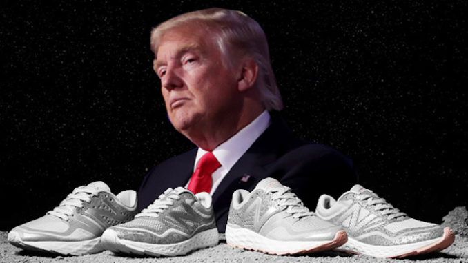 New Balance VP tweets support of President Trump's American-made ethos.