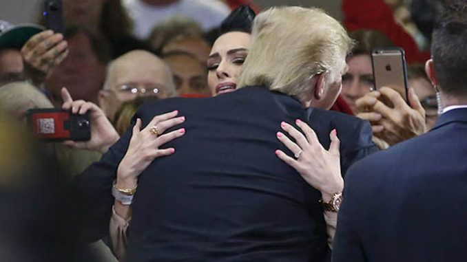 A woman who has seen Donald Trump's selfless side has spoken out about how saved her life and asked nothing in return.