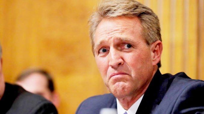 Jeff Flake vows to push bill that will protect Mueller probe
