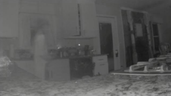 Moms security camera detects ghost of dead son