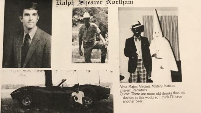 Northam College Photograph Shows Man in Same Plaid Pants as Blackface-KKK Yearbook Photo