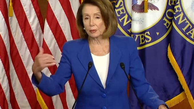 House Speaker Nancy Pelosi suffers weird convulsions during anti-border wall speech