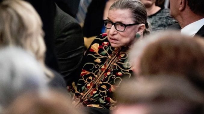 Recent photo of Ruth Bader Ginsburg was actually taken in November