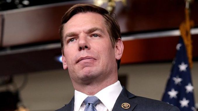 Californian Democrat Rep. Eric Swalwell has released what he claims is a death threat from a pro-NRA man who opposes his gun control platform.