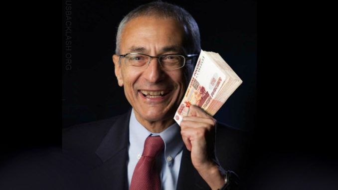 Russia caught funnelling 35 million dollars to Clinton campaign chair John Podesta