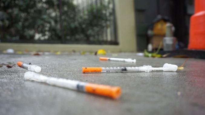 The streets of San Fransisco are now flooded with used needles