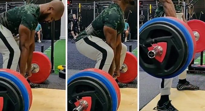 A British weightlifter and fitness coach went viral after "identifying as a woman" while smashing the woman's deadlift record in a video.