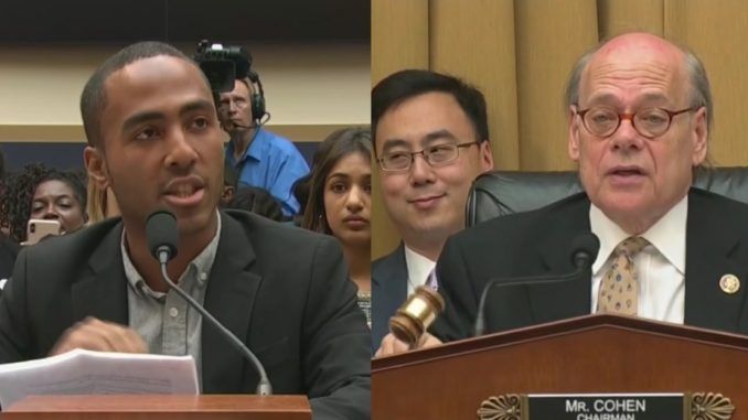 Coleman Hughes told a congressional hearing that Americans must not be forced to pay reparations to the descendants of slaves.