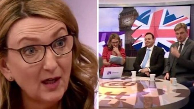 A BBC presenter dropped the "C bomb" live on TV yesterday, then immediately apologized — kind of — and immediately blamed men for using the word.