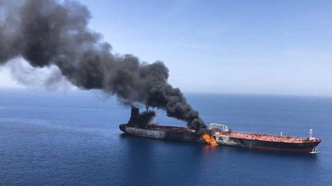 Iran has accused the US Secretary of State Mike Pompeo of lying about the "torpedo attack" on an American-linked oil tanker as tensions reach breaking point.
