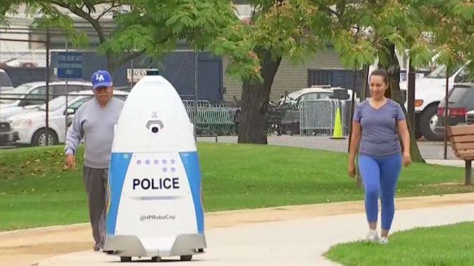 Huntington Park Police Department unveil RoboCop to monitor public spaces