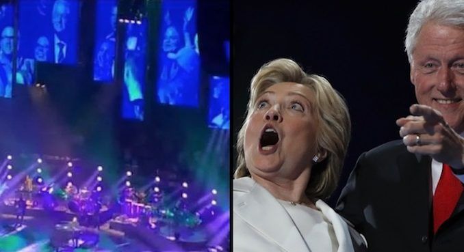 Bill and Hillary Clinton were booed at a Billy Joel concert in New York Thursday evening at Madison Square Garden.