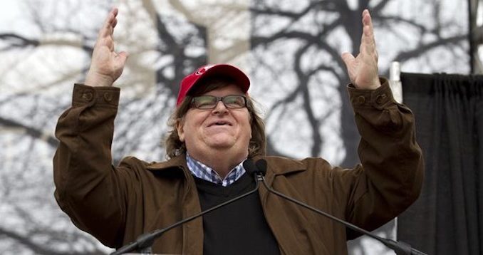 Michael Moore announces he is cancelling gym membership over SoulCycle Trump fundraiser