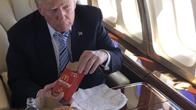 Washington Post warns that Trump's favorite food, hamburger, has Russian connections