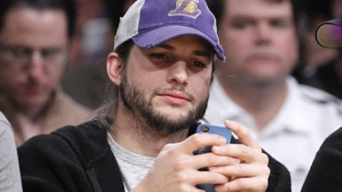 Hollywood actor Ashton Kutcher has been caught sending automated messages to his fans urging them to support the impeachment of President Trump because of his "unAmerican" behavior.
