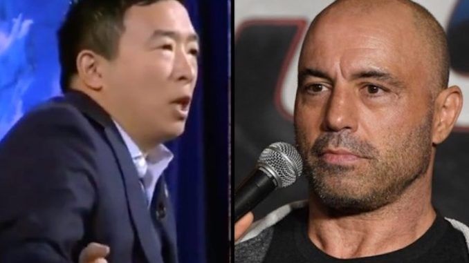 Joe Rogan slammed prominent Democrats who have come out in favor of "altering" the traditional American diet by drastically reducing the consumption of meat.